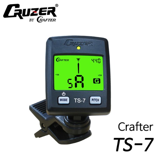 크래프터(Crafter) 성음 크래프터 진동 클립 튜너 TS-7