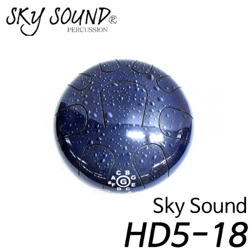 스카이사운드(sky sound) 메탈 탱크 드럼(블루) HD5-18