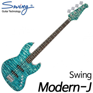스윙(Swing)[2016 NEW Swing]스윙 베이스 Modern-J Bass AQUA BLUE 