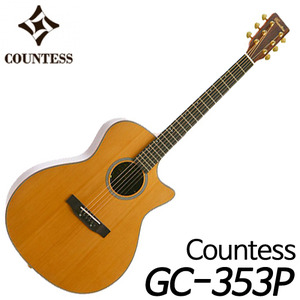 카운티스(Countess)빈티지 GC-253P (K&amp;K PowerMix Pure Mini System) 어쿠스틱 기타