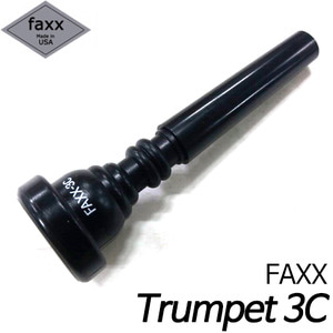 FAXX트럼펫 마우스피스 Trumpet black plastic Mouthpiece 3C