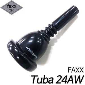 FAXX튜바 마우스피스 Tuba black plastic Mouthpiece 24AW