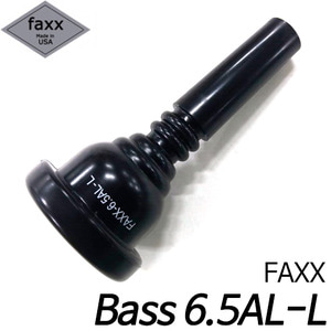 FAXX베이스 트럼본 마우스피스 Bass trombone black plastic Mouthpiece 6.5AL-L