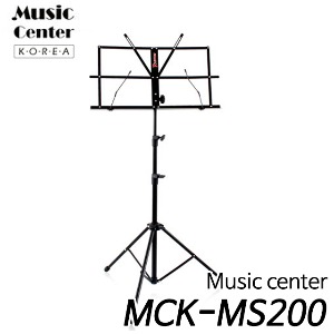 뮤직센터알루미늄 보면대 MCK-MS200 (블랙)