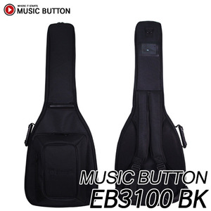 뮤직버튼(Music Button)초경량 1.7kg 일렉트릭기타 가방 EB3100 BK