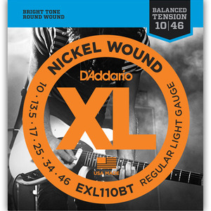 다다리오(Daddario)다다리오 일렉기타 스트링 EXL110 BT Nickel Wound, Balanced Tension Regular Light, 10-46
