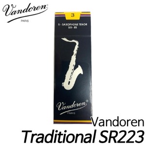 반도린(Vandoren)테너 색소폰 리드3호 Traditional SR223 (5개입)